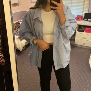 Oversized Zara button down